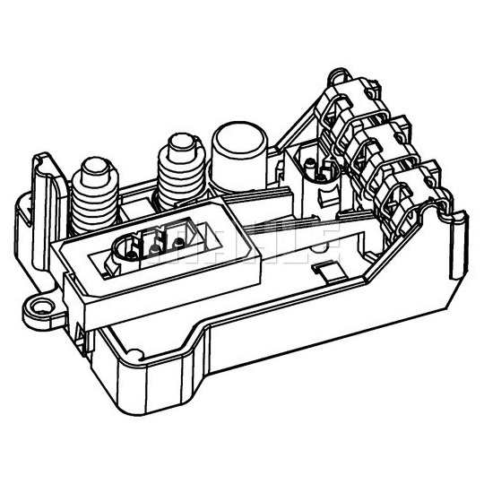 ABR 30 000P - Regulator, passenger compartment fan 