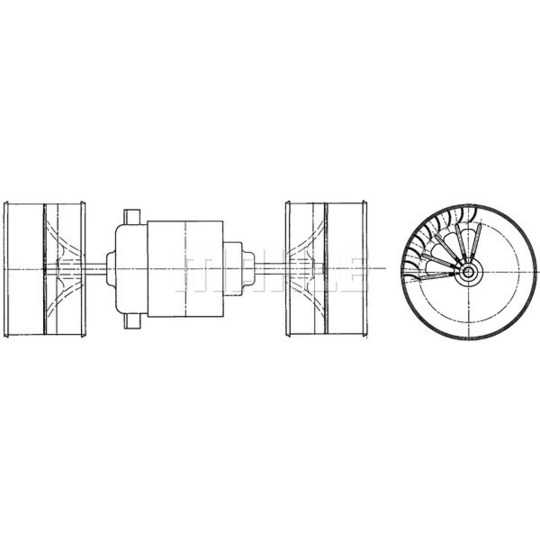 AB 73 000P - Sisätilapuhallin 