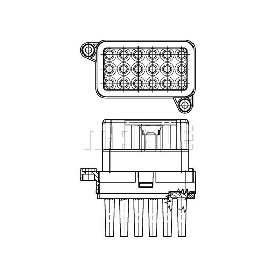 ABR 95 000P - Regulator, passenger compartment fan 