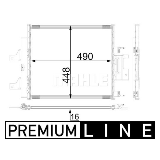 AC 26 000P - Condenser, air conditioning 