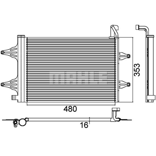 AC 359 000P - Kondensaator,kliimaseade 