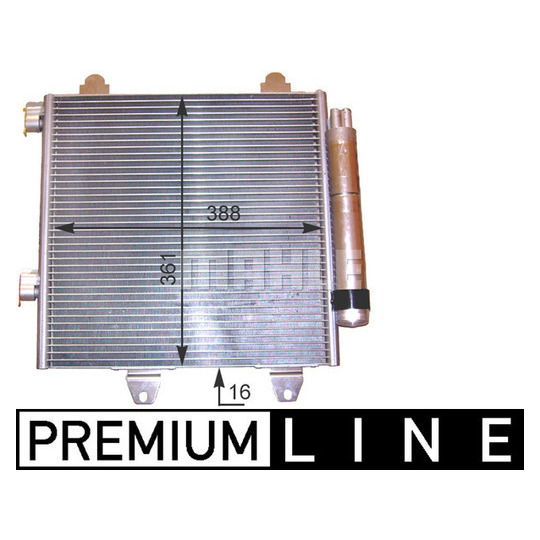 AC 459 000P - Condenser, air conditioning 