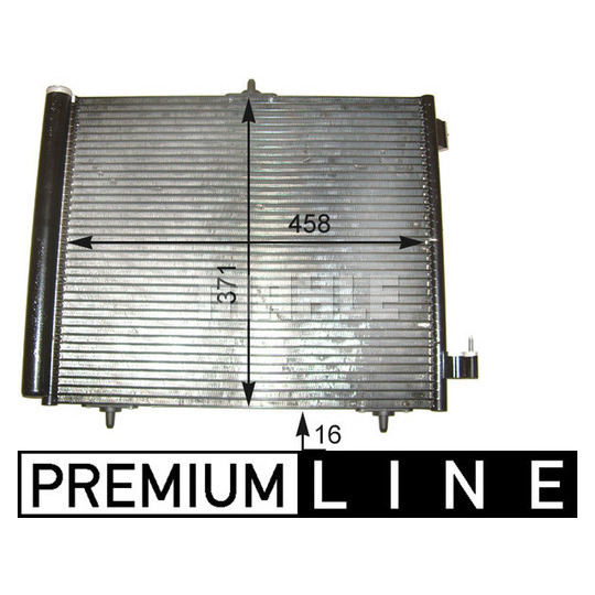 AC 460 000P - Condenser, air conditioning 