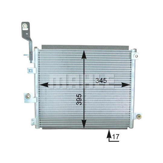 AC 432 000P - Condenser, air conditioning 