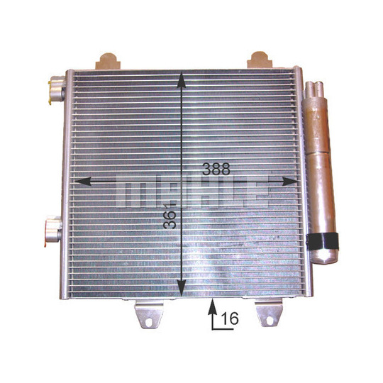 AC 459 000P - Condenser, air conditioning 