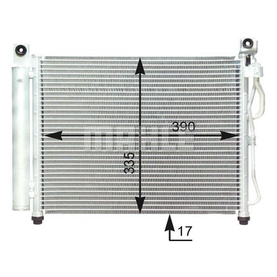 AC 419 000P - Kondensaator,kliimaseade 
