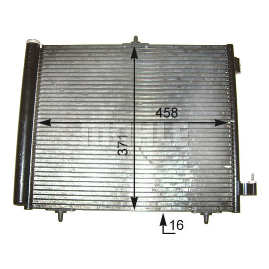 AC 460 000P - Condenser, air conditioning 