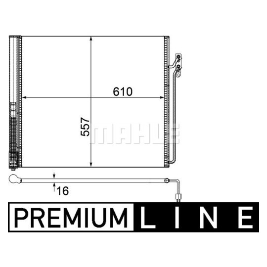 AC 586 000P - Lauhdutin, ilmastointilaite 