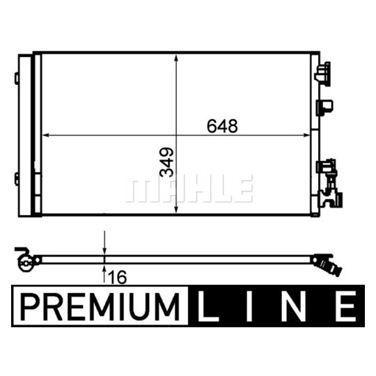 AC 630 000P - Lauhdutin, ilmastointilaite 