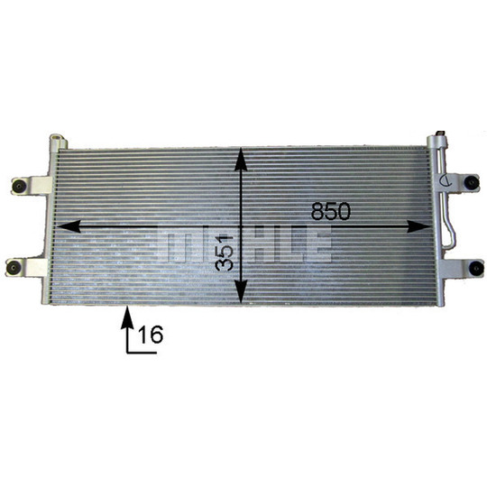 AC 783 000P - Kondensaator,kliimaseade 