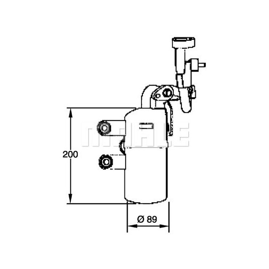 AD 281 000P - Dryer, air conditioning 