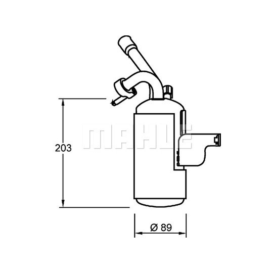 AD 276 000P - Dryer, air conditioning 