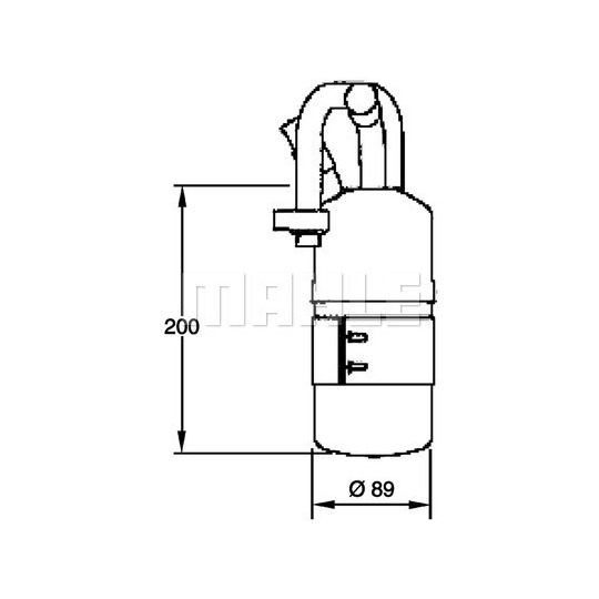 AD 282 000P - Dryer, air conditioning 