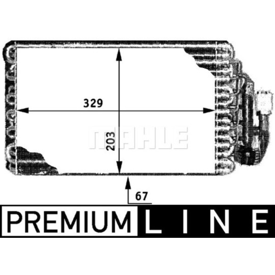 AE 30 000P - Evaporator, air conditioning 