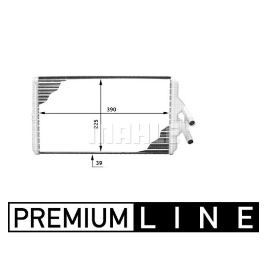 AH 120 000P - Heat Exchanger, interior heating 