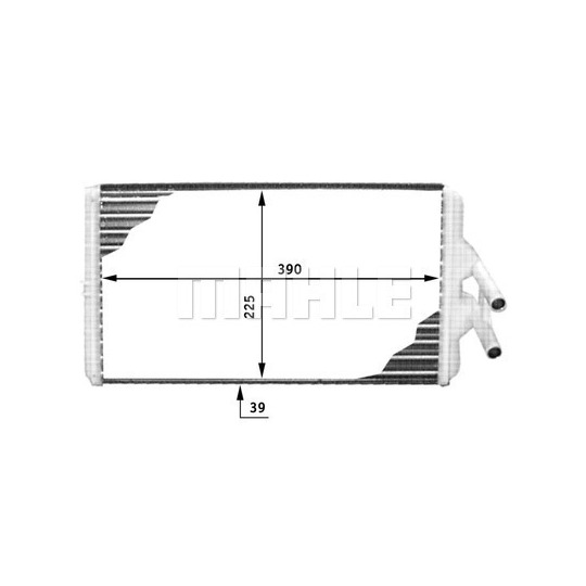 AH 120 000P - Heat Exchanger, interior heating 