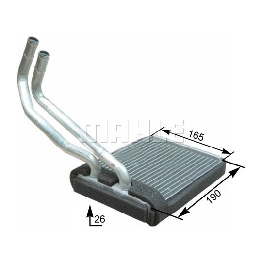 AH 177 000P - Heat Exchanger, interior heating 