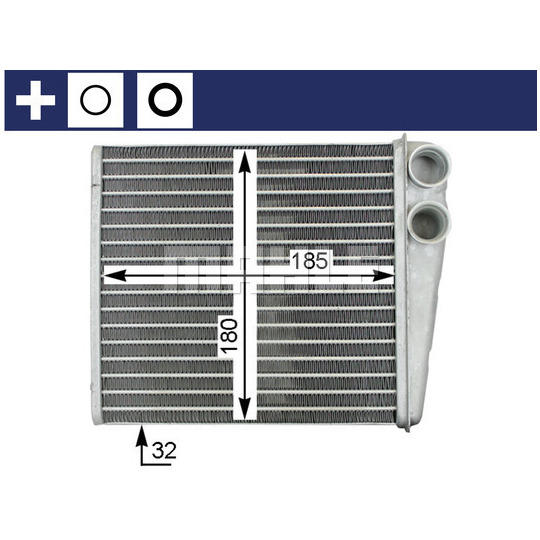 AH 208 000S - Heat Exchanger, interior heating 