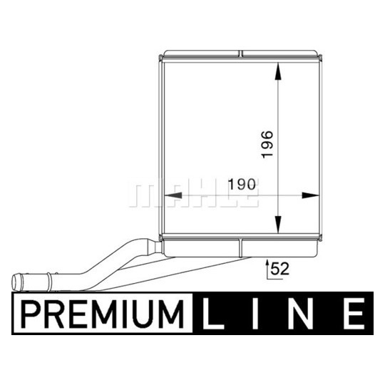 AH 228 000P - Heat Exchanger, interior heating 