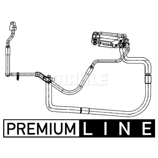 AP 110 000P - High-/Low Pressure Line, air conditioning 