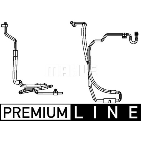 AP 116 000P - High-/Low Pressure Line, air conditioning 