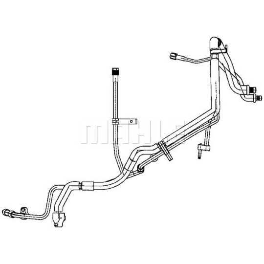 AP 135 000P - High-/Low Pressure Line, air conditioning 