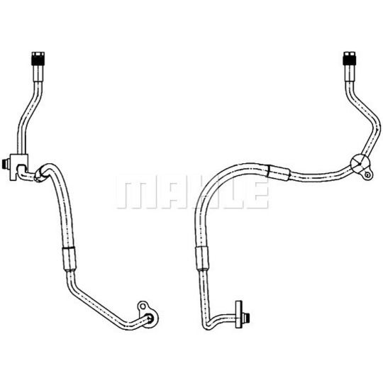 AP 119 000P - High Pressure Line, air conditioning 