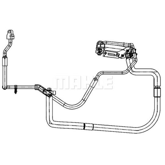 AP 110 000P - High-/Low Pressure Line, air conditioning 