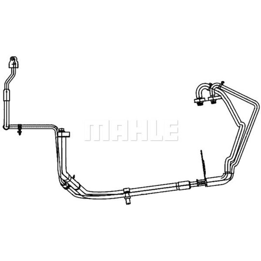 AP 109 000P - High-/Low Pressure Line, air conditioning 