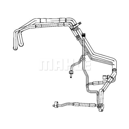 AP 135 000P - High-/Low Pressure Line, air conditioning 