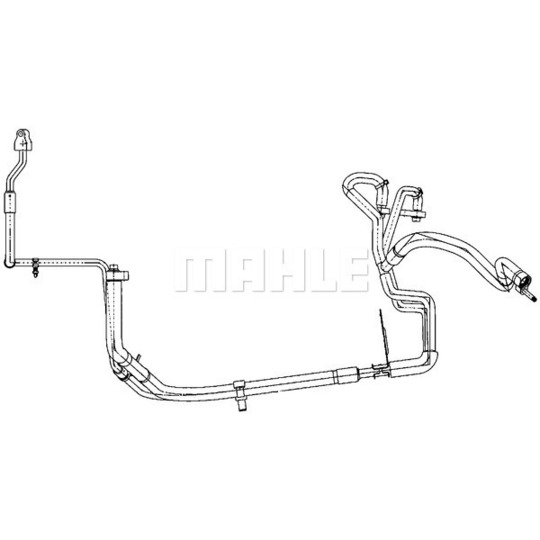 AP 113 000P - High-/Low Pressure Line, air conditioning 