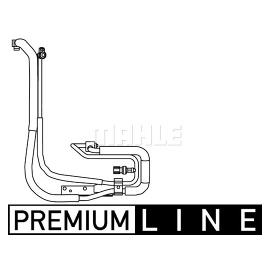 High-/Low Pressure Line, air conditioning
