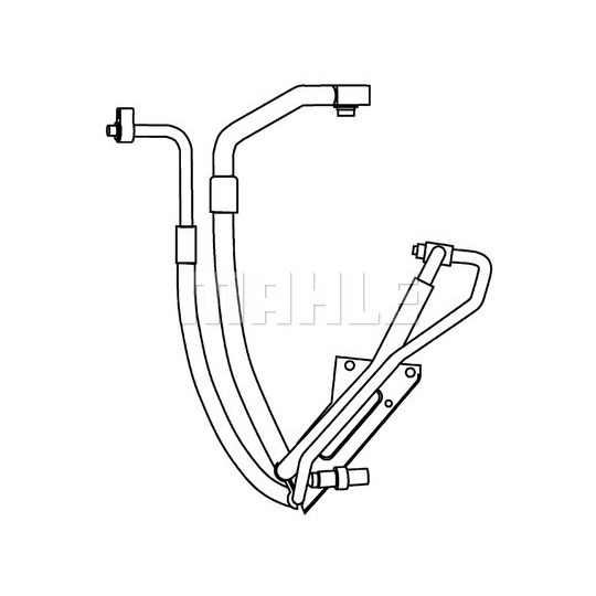 AP 94 000P - High-/Low Pressure Line, air conditioning 