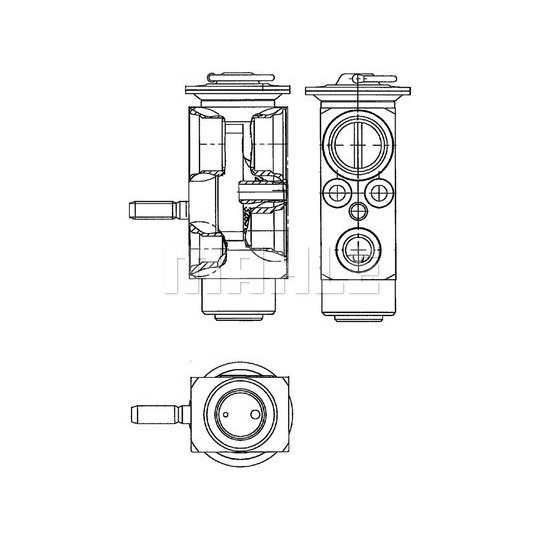 AVE 114 000P - Expansion Valve, air conditioning 