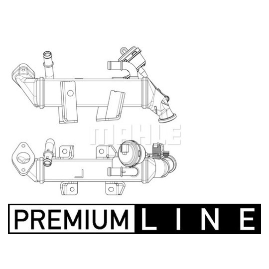 CE 19 000P - Cooler, exhaust gas recirculation 