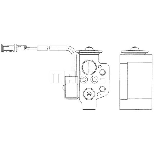 AVE 80 000P - Expansion Valve, air conditioning 