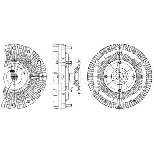 CFC 201 000P - Kytkin, jäähdytystuuletin 