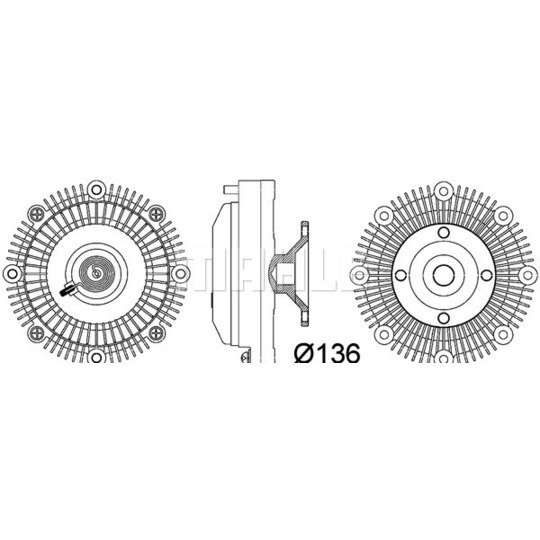 CFC 110 000P - Kytkin, jäähdytystuuletin 