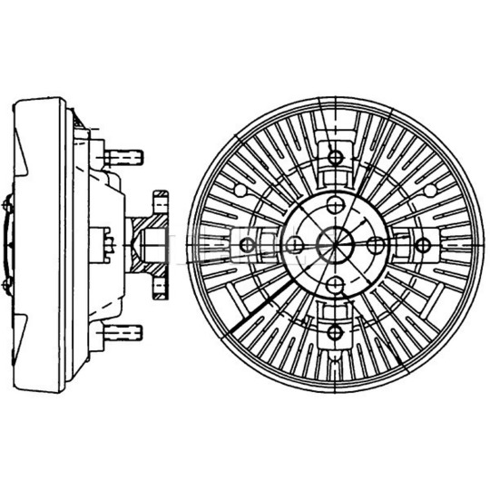 CFC 220 000P - Sidur, radiaatoriventilaator 