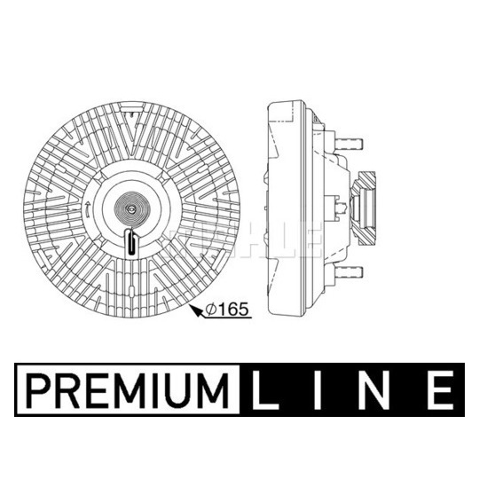 CFC 238 000P - Clutch, radiator fan 