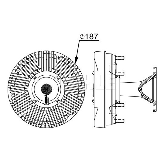 CFC 248 000P - Sidur, radiaatoriventilaator 