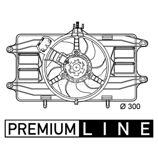 CFF 142 000P - Ventilaator,mootorijahutus 