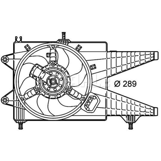 CFF 156 000P - Fan, radiator 