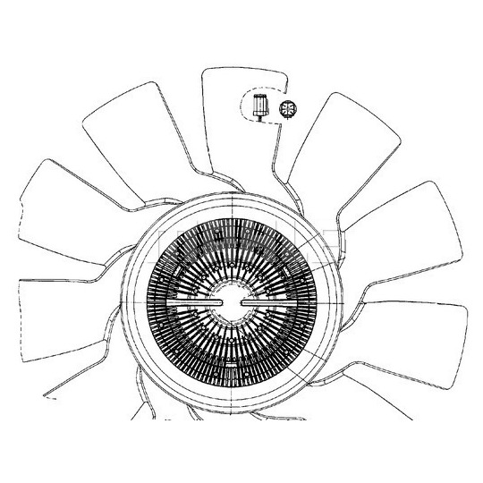 CFF 497 000P - Fläkt, kylare 