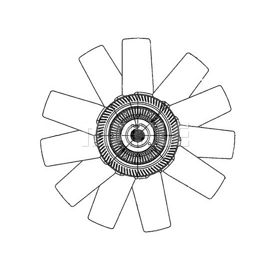 CFF 490 000P - Fan, radiator 