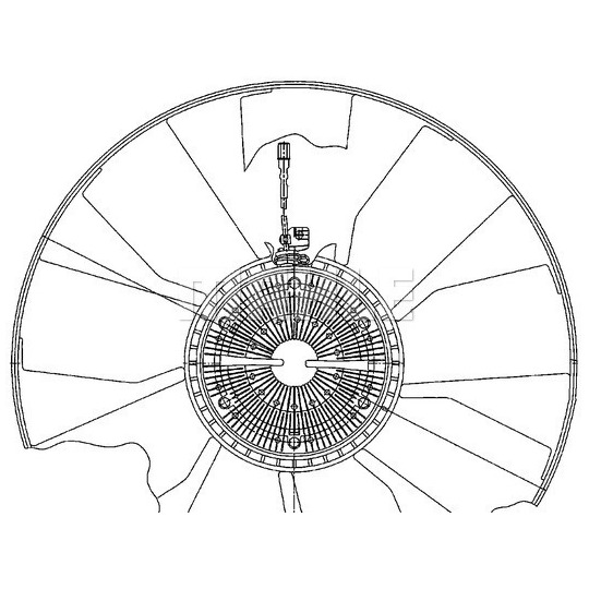 CFF 488 000P - Fan, radiator 