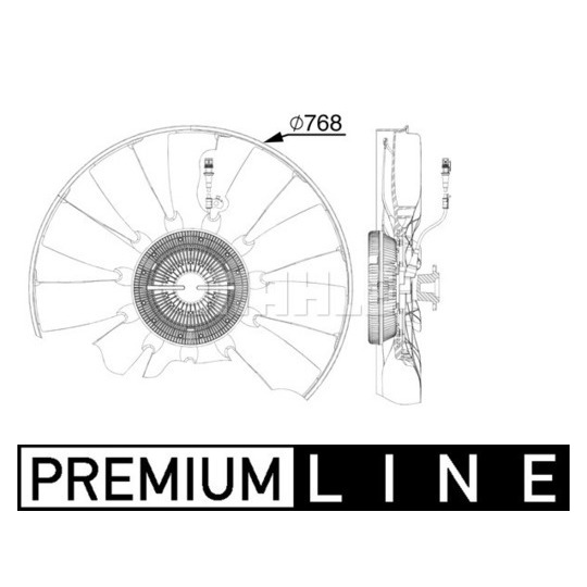 CFF 527 000P - Ventilaator,mootorijahutus 