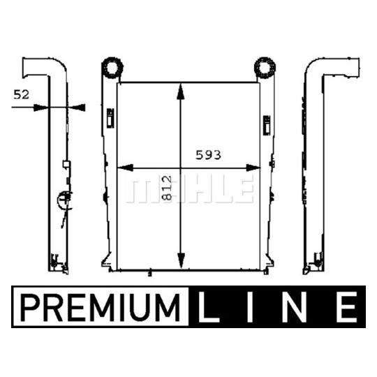 CI 102 000P - Kompressoriõhu radiaator 