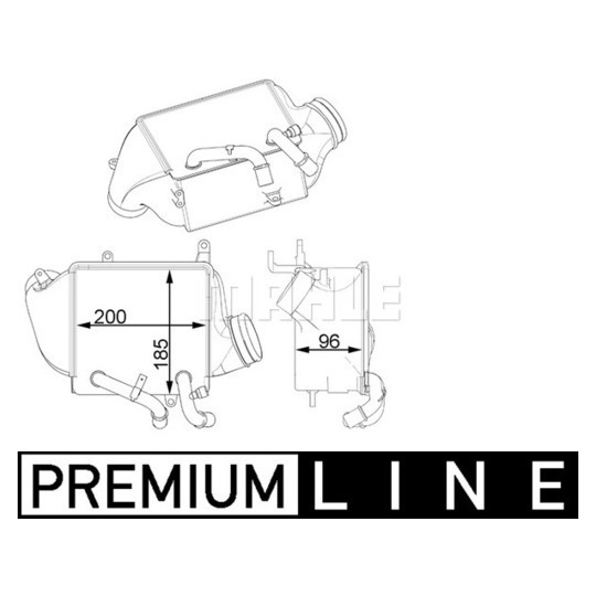 CI 156 000P - Kompressoriõhu radiaator 