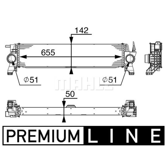 CI 153 000P - Laddluftkylare 